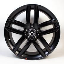 19 inch wheel set 5-twin-spoke wheel Mercedes-Benz V-Class black matt | A44740145007X35-Satz