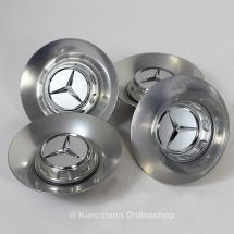 AMG hub caps cover forged wheel titanium grey original Mercedes-Benz | A00040011007756-Satz