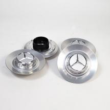 AMG hub caps cover forged wheel Mercedes-Benz S-Class W222 titanium grey | A22240028007756-Satz-W222