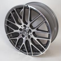 AMG 19 inch rim set A-Class W176 cross spoke design A45 AMG titanium gray | A17640109007X21-AMG-19-W176