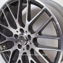 AMG 19 inch rim set A-Class W176 cross spoke design A45 AMG titanium gray | A17640109007X21-AMG-19-W176