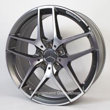 AMG 5-twin-spoke rim set 19 inch GLA X156 Genuine Mercedes-Benz | A15640130007X21-AMG-Satz