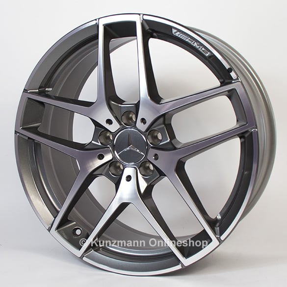 AMG 5-twin-spoke rim set 19 inch GLA X156 Genuine Mercedes-Benz