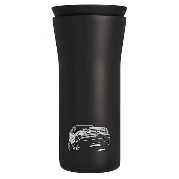 To-go-beker G-Klasse roestvrij staal zwart 350ml Original Mercedes-Benz