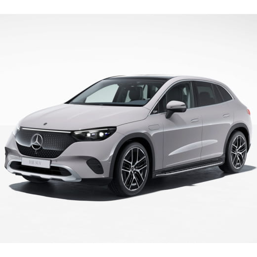 Trittbretter beleuchtet EQE SUV X294 Aluminium-Optik Gumminoppen Original Mercedes-Benz | X294-Trittbretter-beleuchtet