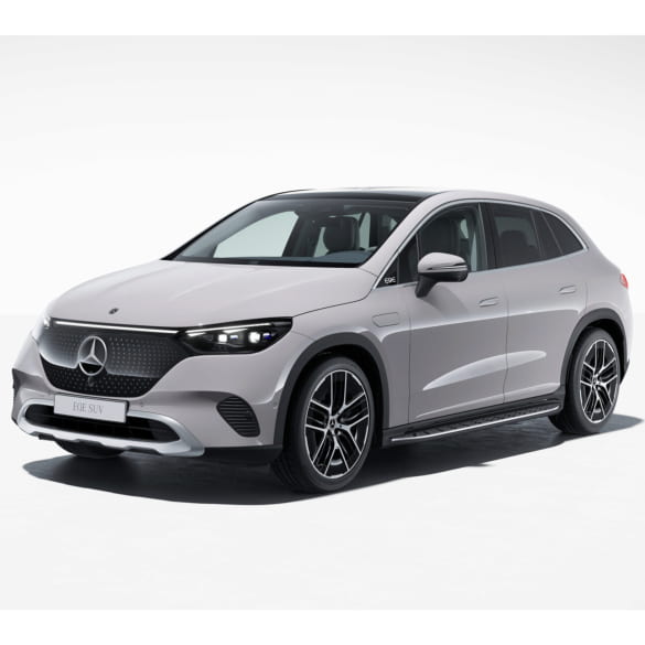 Trittbretter EQE SUV X294 Aluminium-Optik Gumminoppen Original Mercedes-Benz | X294-Trittbretter