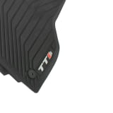 TTS rubber floor mats Audi TT 8S 2-piece front black