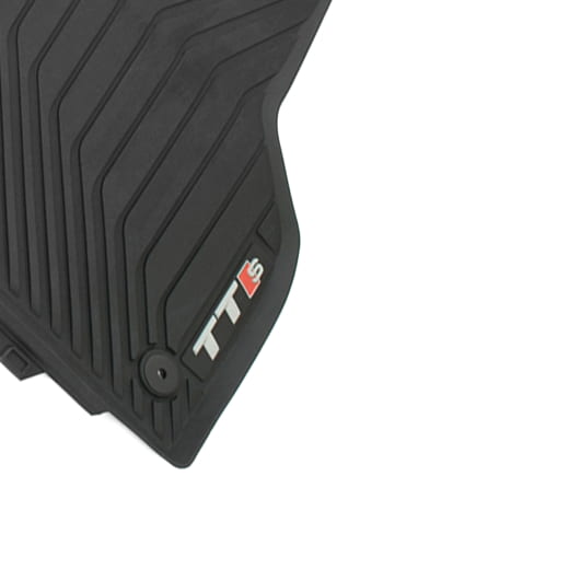 Tapis caoutchouc TTS Audi TT 8S 2 pièces avant noir | 8S0061221 041