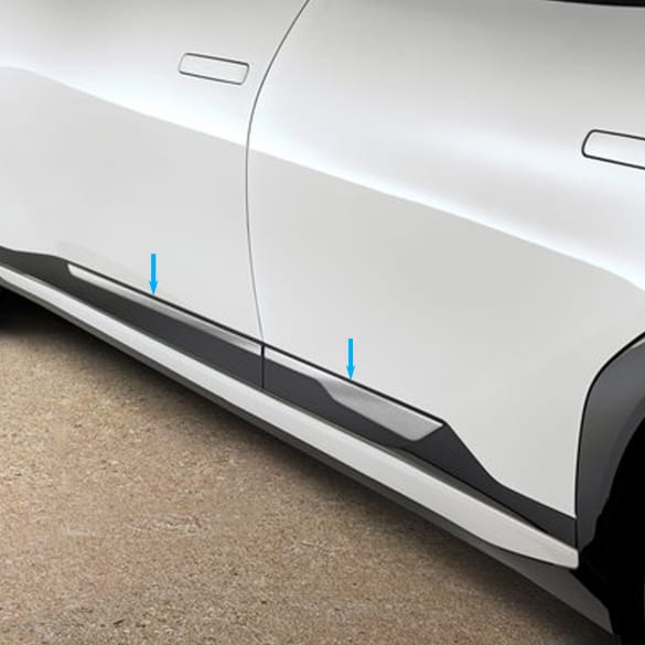 Türzierleisten KIA EV4 gebürstetes Aluminium Optik 4-teiliger Satz Original KIA