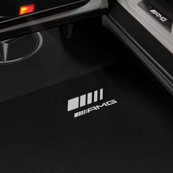 Animated surrounding area lighting AMG logo LCD projector G Wagon W465 genuine Mercedes-Benz