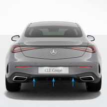 Black trim rear bumper night package CLE C236 Coupe Genuine Mercedes-Benz | A2368858001-C236