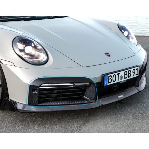 BRABUS front inserts Porsche 911 Turbo S carbon shiny