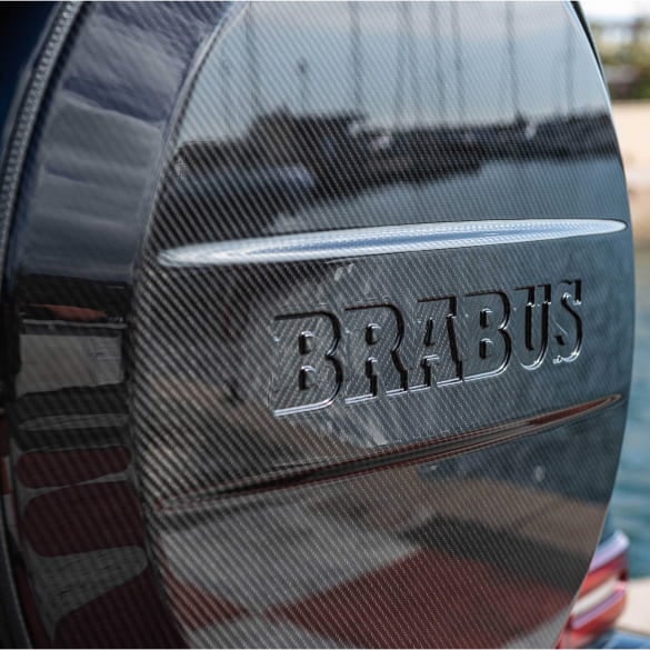 BRABUS spare wheel cover carbon gloss G-Class W463A | 464-840-00 BRABUS spare wheel cover carbon gloss G-Class W463A | 464-840-00