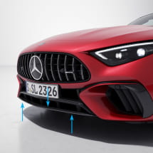 Carbon fibre spoiler lip trim piece front bumper SL R232 Genuine Mercedes-AMG | A2328854003