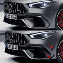 aero flaps CLA 45 AMG C118 X118 genuine Mercedes-Benz | Aero-Flics-Front-118