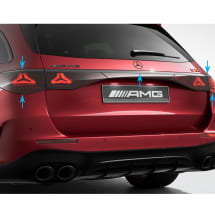 Trunk trim black night edition incl. rear lights E-Class S214 estate | Heckzierleiste-Night-S214