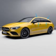 Dropside trim bars Night package black CLA X118 | Bordkantenzierstäbe-Night-X118