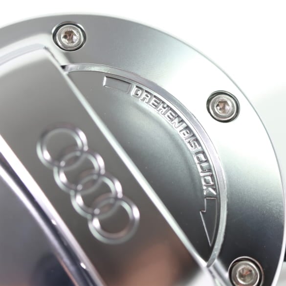 Genuine Audi fuel filler cap in aluminium look  | Audi-Alu-Tankdeckel Genuine Audi fuel filler cap in aluminium look  | Audi-Alu-Tankdeckel