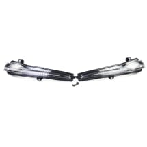 Indicator light exterior mirror black darkened Night Package C-Class A205 | A0999067101/7201-A205
