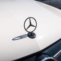 Mercedes star hood dark chrome genuine Mercedes-Benz  | Motorhauben-Stern-dark-chrome