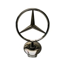 Mercedes star hood dark chrome genuine Mercedes-Benz  | Motorhauben-Stern-dark-chrome