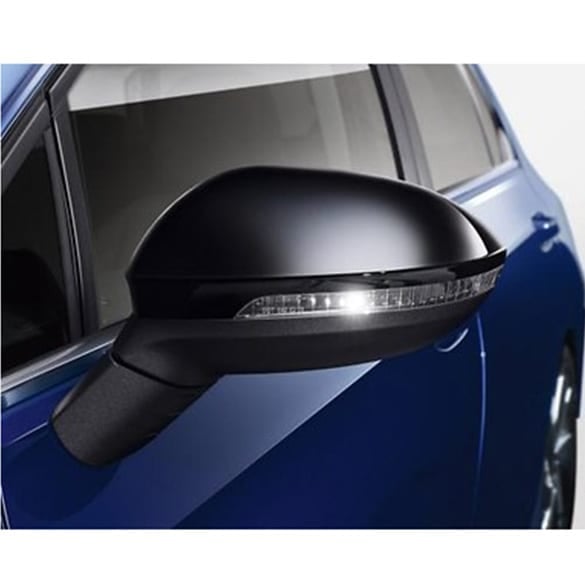 mirror caps black glossy VW Golf 8 VIII genuine Volkswagen 