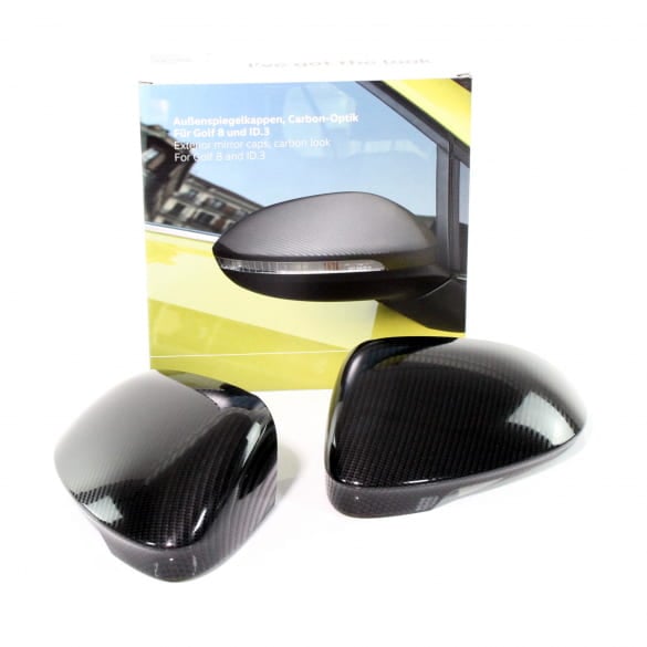 carbon-look mirror caps ID.3 genuine Volkswagen  | 5H0072530VT1-ID3