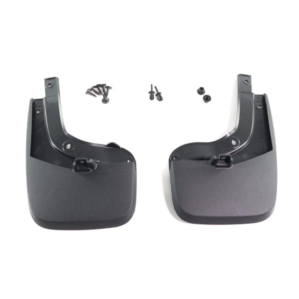 Mud flap set rear VW Tiguan 3 CT1 black grained Genuine Volkswagen