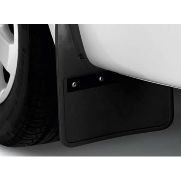 Mudflap set front black matt VW T6.1 Genuine Volkswagen