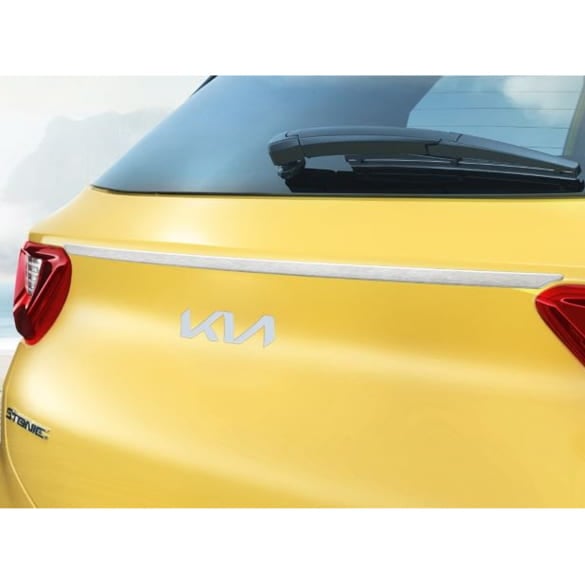 Trim moulding boot lid brushed stainless steel KIA Stonic YB Genuine KIA