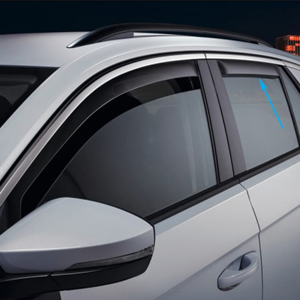 VW TRoc door wind deflector rear