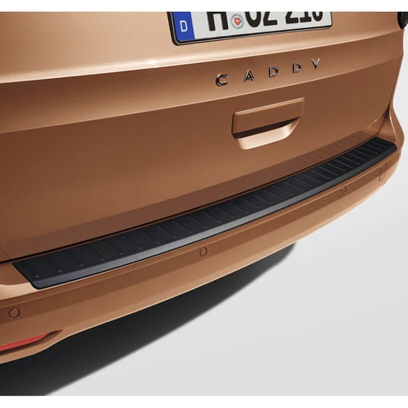 Bumper protection Caddy 5 V SB black genuine Volkswagen