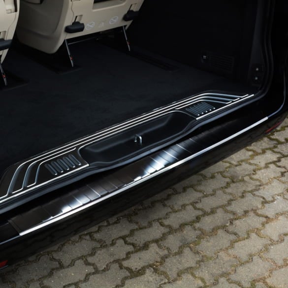 Bumper protection stainless steel graphite black Mercedes-Benz V-Class W447 WEYER