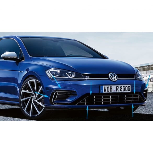 VW Golf 7 VII R front ventilation grille  | Golf-7-R-Lüftungsgitter