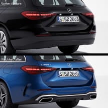 Retrofit rear bumper AMG-Line C-Class Estate S206  | S206-AMG-Stoßfänger