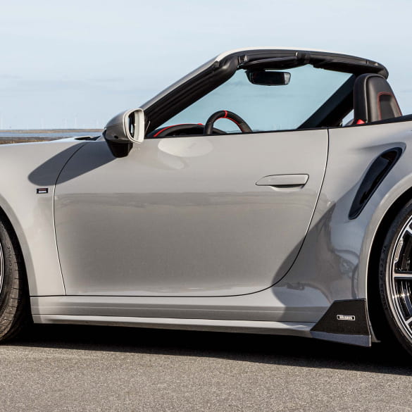 BRABUS side skirt attachments Porsche 911 Turbo S carbon shiny | 902-300-00