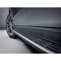 Running boards illuminated GLE Coupe C167 Aluminium look | GLE-Coupé-Trittbretter-C167