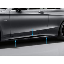 AMG Side skirts trim attachment S-Class 217 black | Seitenschweller-schwarz-217-K