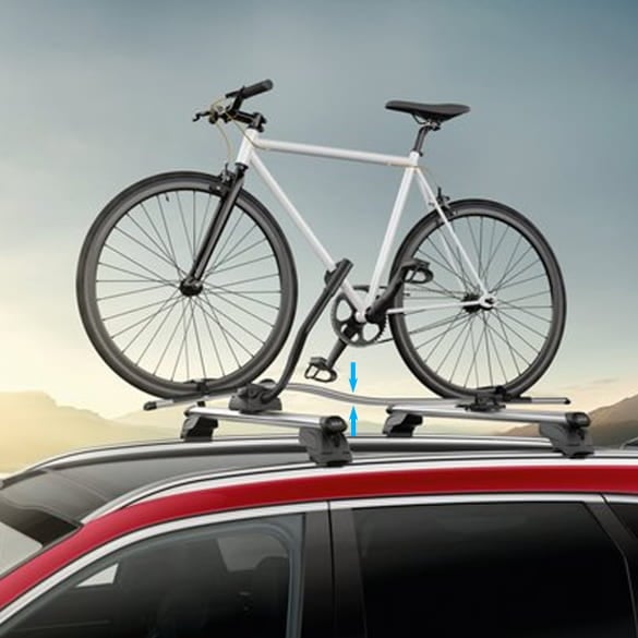 Bike carrier Pro Aluminium Steel Plastic Silver Black Genuine KIA