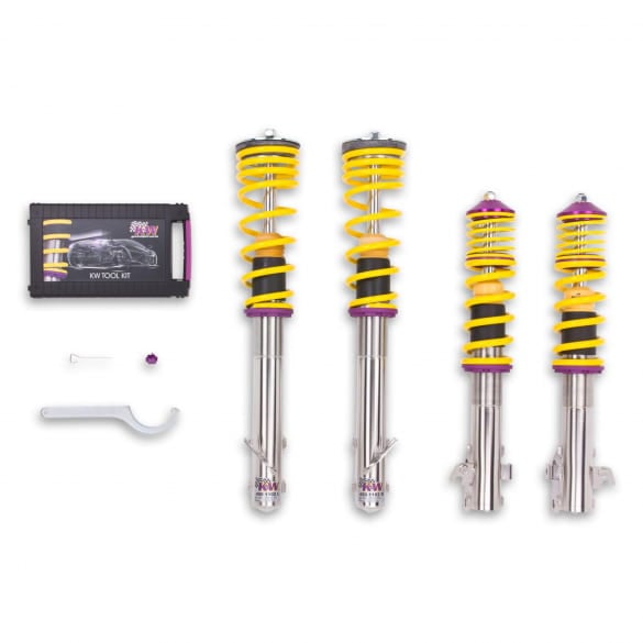 KW V1 coilover suspension lowering Mercedes-Benz CLA | KW-V1-W117