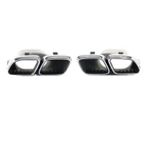 63 AMG chrome exhaust tips Genuine Mercedes-AMG | A0004902800/2900