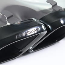 63 AMG exhaust tips nightpackage black Genuine Mercedes-AMG | A0004903000/3100