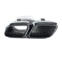 63 AMG exhaust tips nightpackage black Genuine Mercedes-AMG | A0004903000/3100