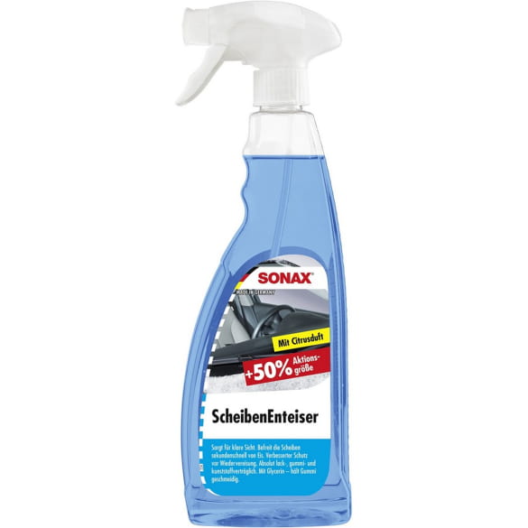 SONAX windscreen defroster de-icer spray bottle 750 ml