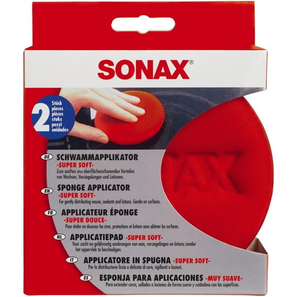 SONAX Sponge Applicator Super Soft 2 pieces 04171410 | 04171410