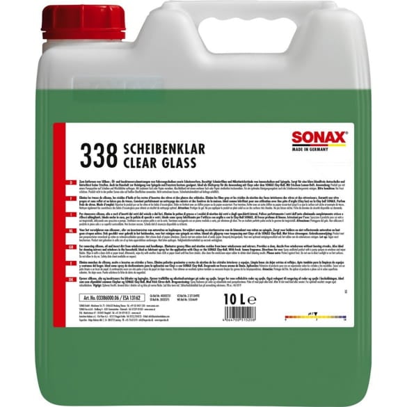 SONAX windscreen cleaner glass cleaner canister 10 litres