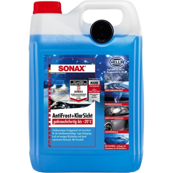 SONAX Windscreen Cleaner Antifrost Winter ready-mix 5 litres | 03325000