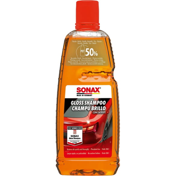 SONAX Car Shampoo Gloss Shampoo Concentrate 1 litre 03143000
