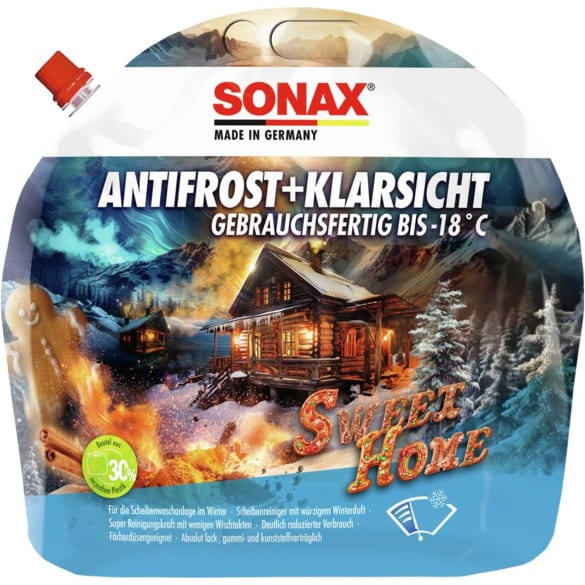 SONAX Windscreen Cleaner Antifrost Sweet Home Ready Mix 3 litres