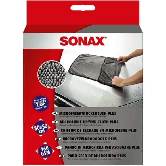 SONAX Microfibre drying cloth PLUS 80x50cm